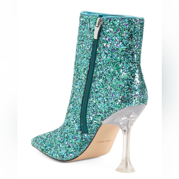 🎉LAST PIECE🎉NINE WEST Sparkle Dress Booties - Picture 2 of 2
